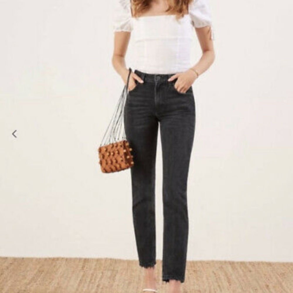 COPY - Reformation Julia high waist cigarette jean size 27